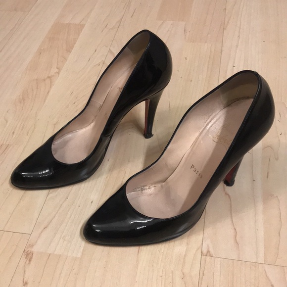 Christian Louboutin Black Patent Calf Leather Dolly Pump - Picture 5 of 14